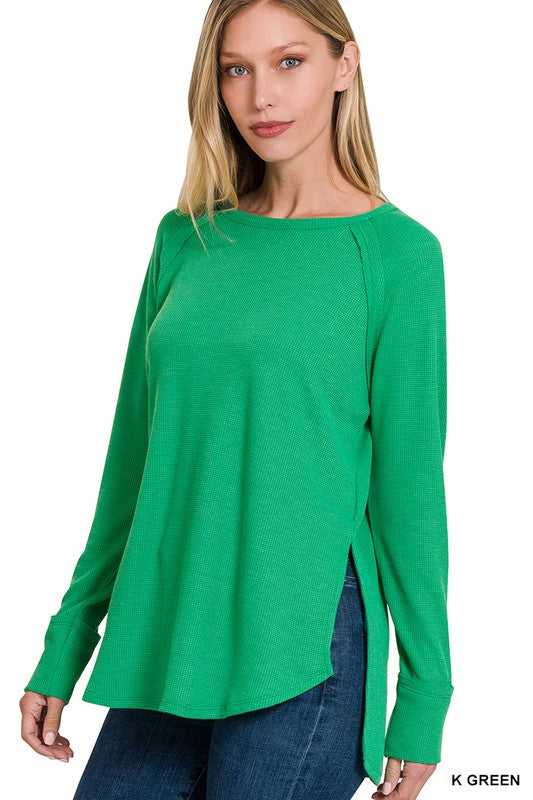 Melage Baby Waffle Long Sleeve Top