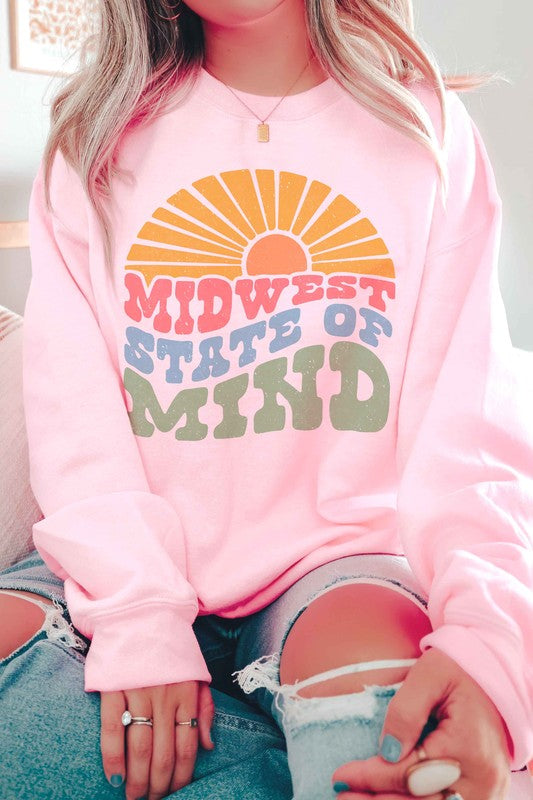 MIDWEST STATE OF MIND GRAPHIC SWEATSHIRT