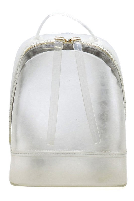 Clear Convertible Jelly Candy Backpack