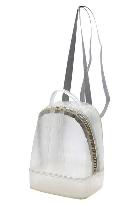 Clear Convertible Jelly Candy Backpack