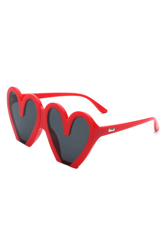 Heart Shaped Oversized Party Fashion Sunglasses