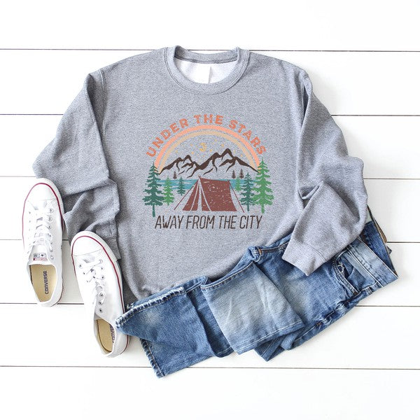 Away From The City Graphic Sweatshirt