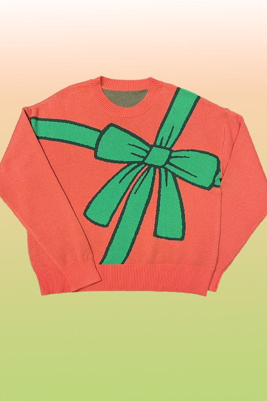 Gift wrap Christmas sweater