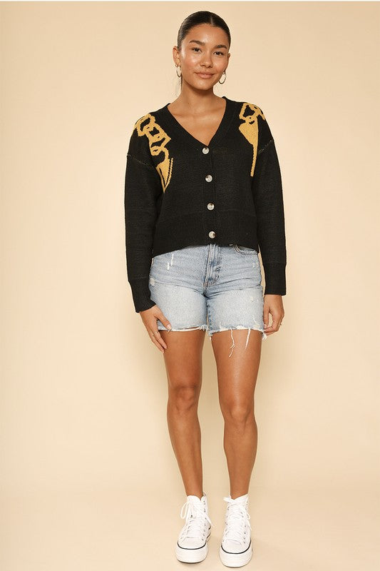 Lock And Key Cropped Cardigan | Modern Boutique Fashion