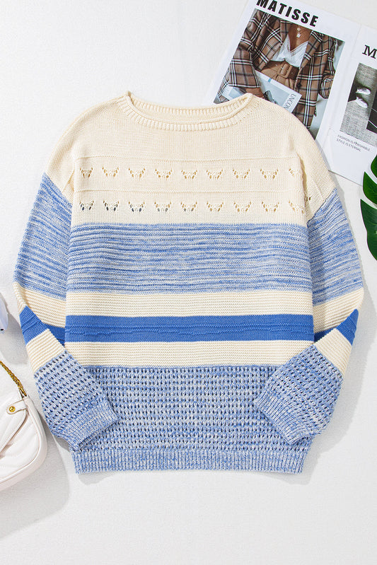 Sophia Stitch Puff Sleeve Sweater