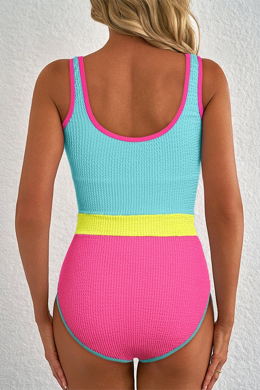 Hanna Patchwork One Piece Swimsuit