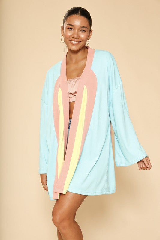 Retro Arch Terry Cloth Novelty Robe | Modern Boutique Fashion