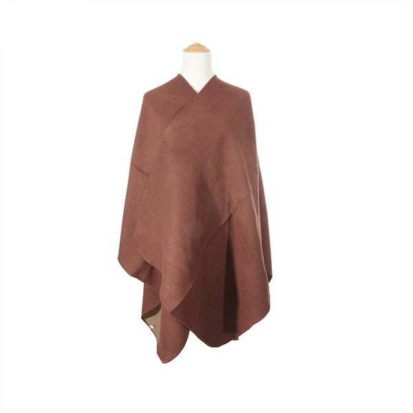 SOLID COLOR PONCHO