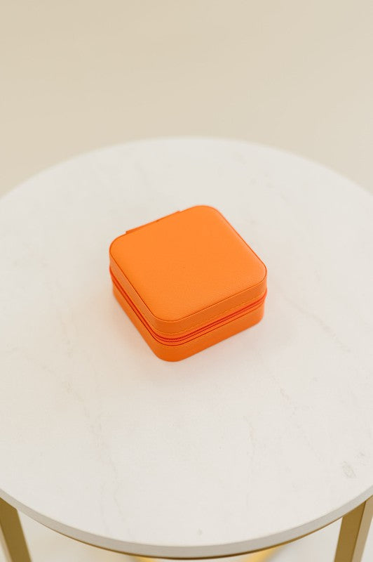 Kristen Travel Jewelry Organizer Box Case | Modern Boutique Fashion