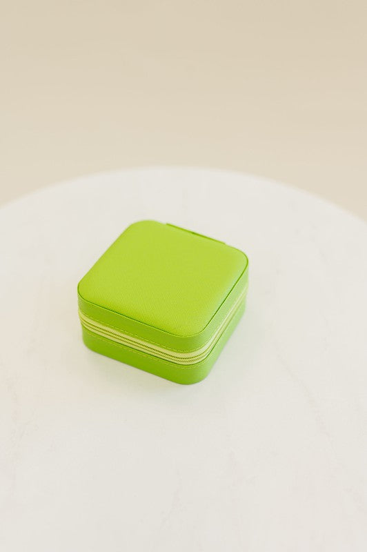 Kristen Travel Jewelry Organizer Box Case | Modern Boutique Fashion