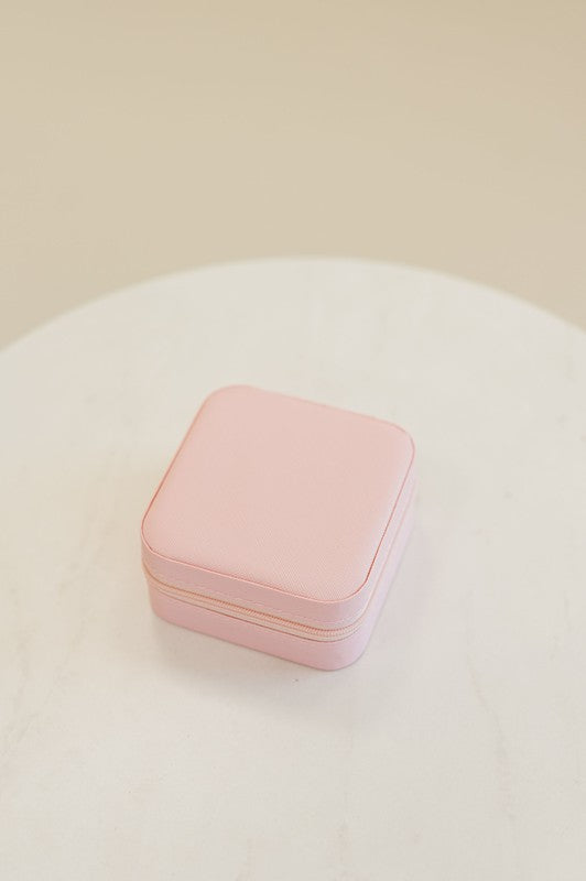 Kristen Travel Jewelry Organizer Box Case | Modern Boutique Fashion