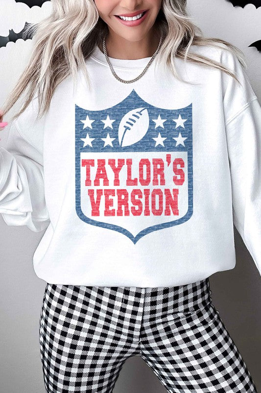 TAYLORS VERSION OVERSIZED GRAPHIC SWEATSHIRT