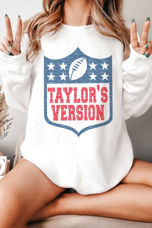 TAYLORS VERSION OVERSIZED GRAPHIC SWEATSHIRT