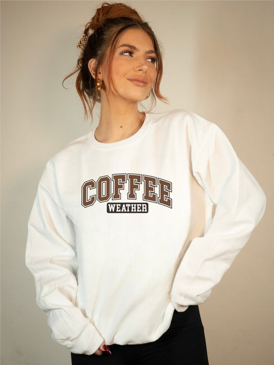 Coffee Weather Premium Bella Canvas Crew | Modern Boutique Fashion