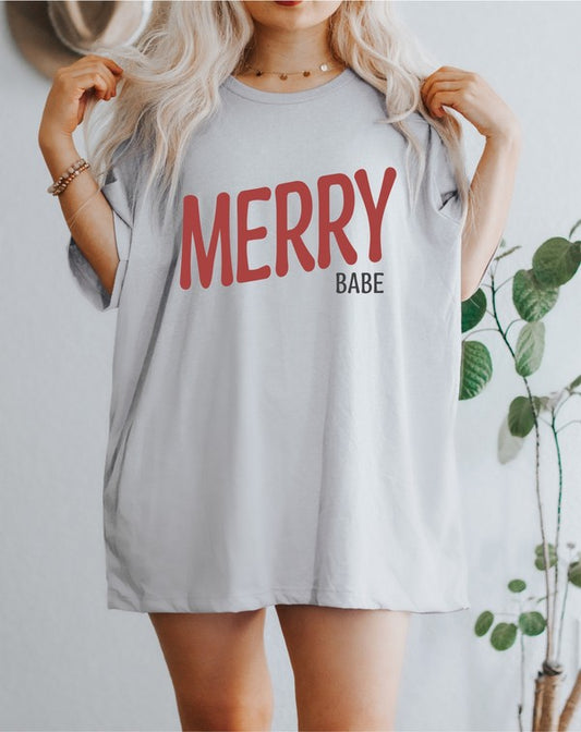 Merry Babe Graphic Short Sleeve Tee