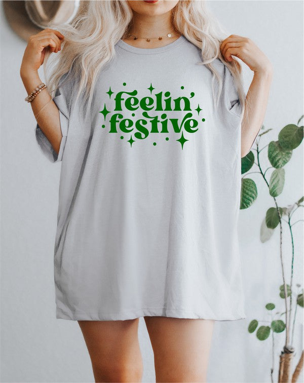 Feelin Festive Graphic Short Sleeve Tee