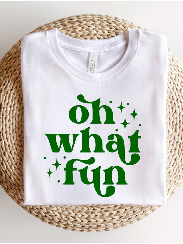 Oh What Fun Graphic Short Sleeve Tee