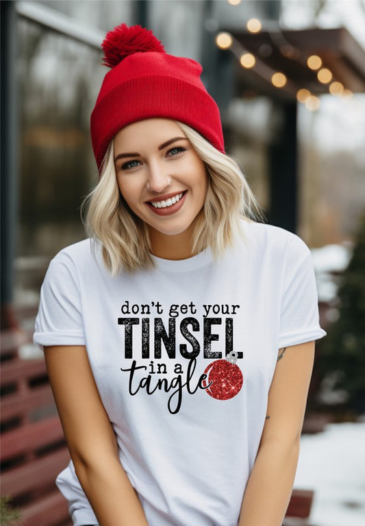 Tinsel in a Tangel Short Sleeve Graphic Tee