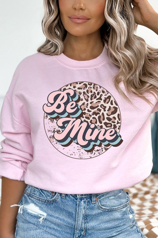 Valentine's Day Be Mine Speckled Sweatshirt