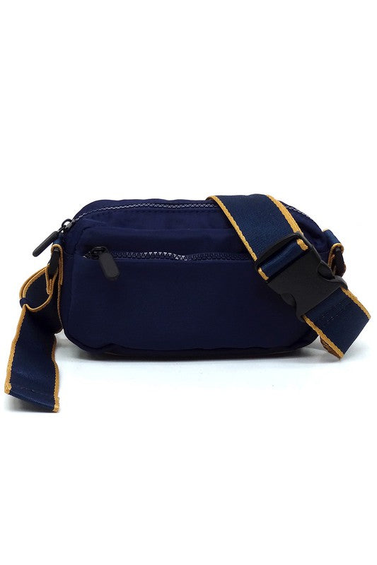 Nylon Fanny Pack Crossbody Bag