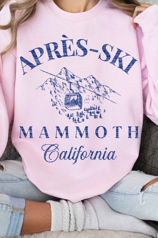 APRES SKI MAMMOTH CALIFORNIA GRAPHIC SWEATSHIRT