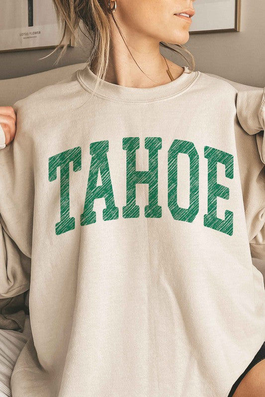 TAHOE CALIFORNIA NEVADA OVERSIZED SWEATSHIRT