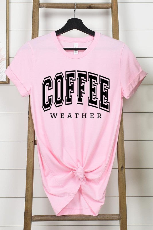 Coffee Weather Cafe Graphic T Shirts