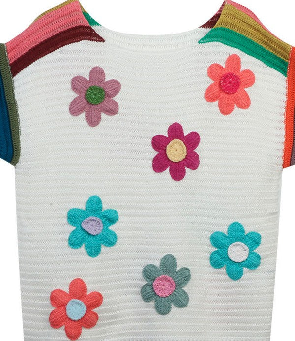 Floral Knit Top