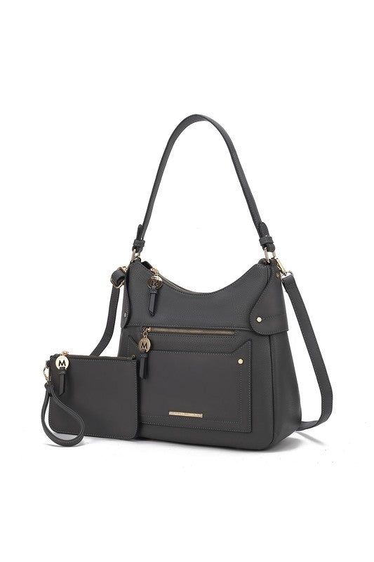 MKF Maeve Shoulder Bag with Wristlet by Mia K