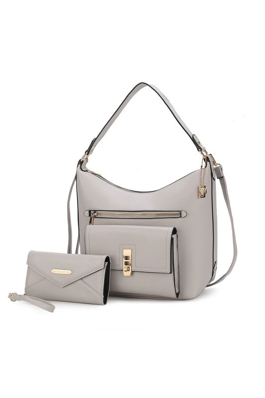 MKF Clara Shoulder Bag with Wristlet Wallet by Mia