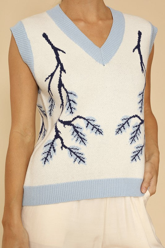 Branch Sweater Vest | Modern Boutique Fashion