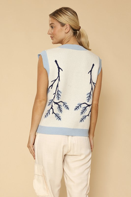 Branch Sweater Vest | Modern Boutique Fashion