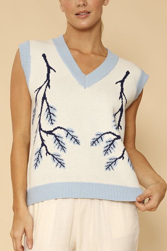 Branch Sweater Vest | Modern Boutique Fashion