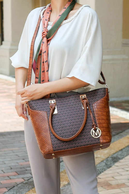 MKF Shonda Tote with Cosmetic Pouch & Wristlet Mia