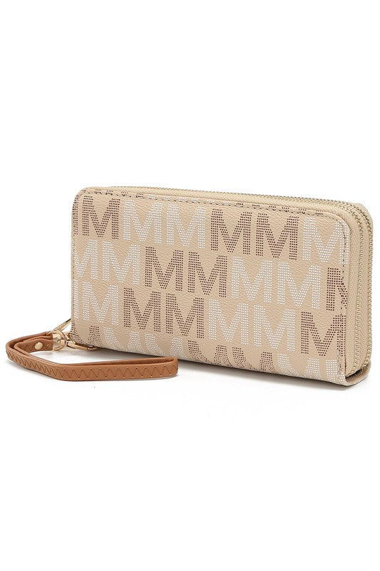 MKF Hofstra M Signature Wallet Wristlet by Mia K