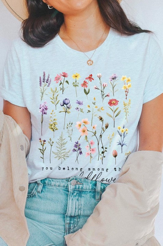 Wildflowers Graphic T Shirts