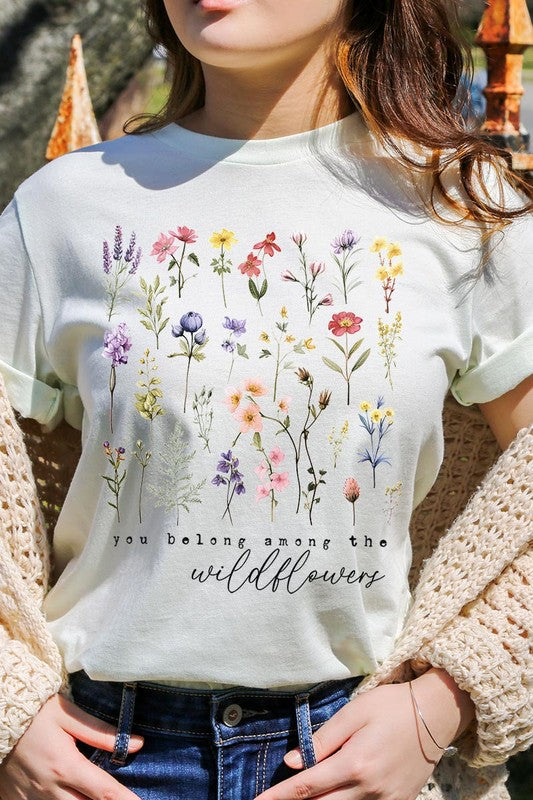 Wildflowers Graphic T Shirts