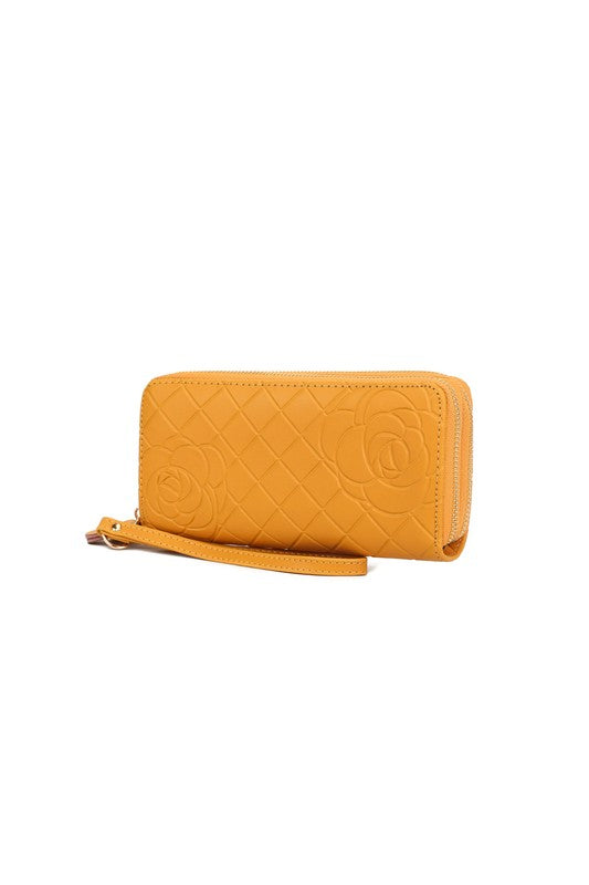 MKF Honey Genuine Leather Embossed Wallet by Mia K