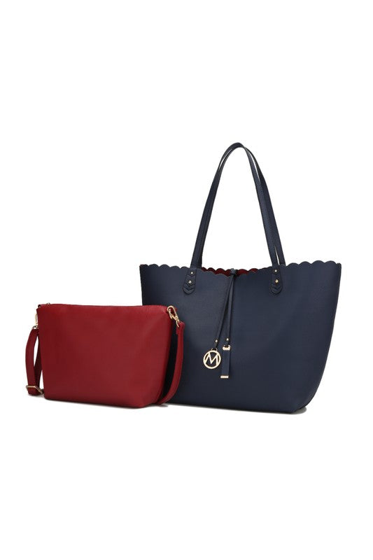 MKF Reversible Shopper Tote & Crossbody by Mia K