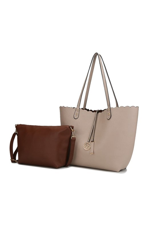 MKF Reversible Shopper Tote & Crossbody by Mia K