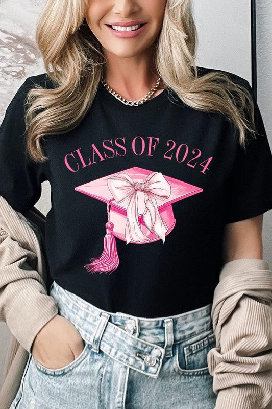 Coquette Class of 2024 Graphic T Shirts