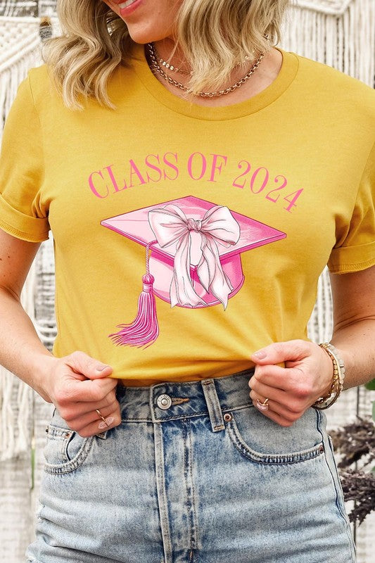 Coquette Class of 2024 Graphic T Shirts