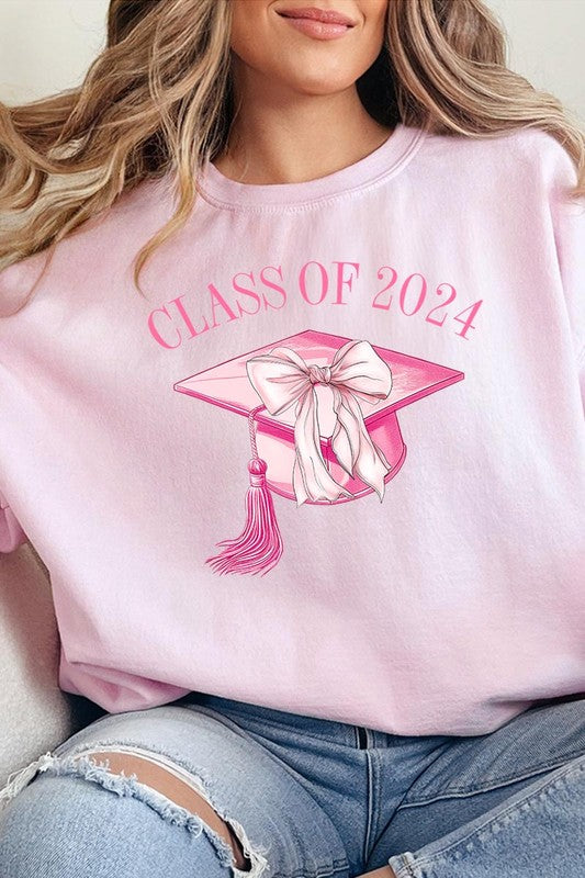 Coquette Class of 2024 Graphic Fleece Sweatshirts