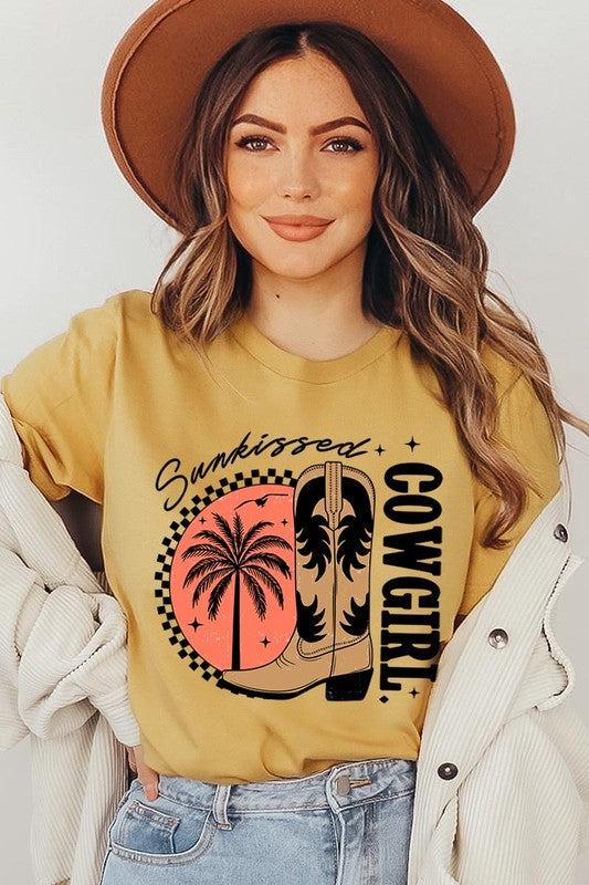 Sunkissed Cowgirl Graphic T Shirts