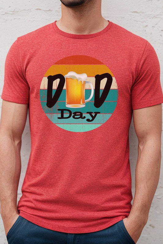 Father's Day Dad Day Beer Graphic Tee