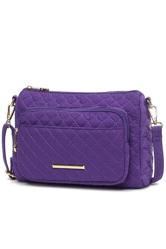 MKF Collection Rosalie Solid Quilted Shoulder Bag