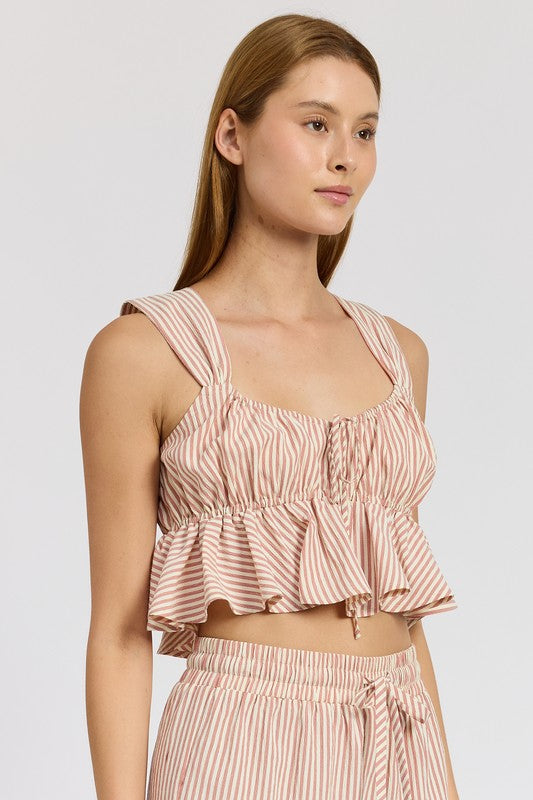 BABYDOLL CROPPED TOP