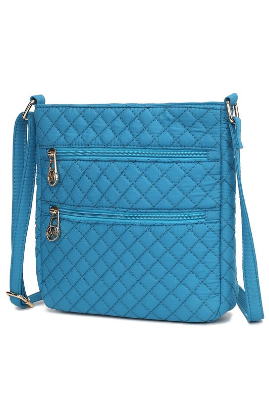 MKF Collection Lainey Quilted Cotton Crossbody Bag