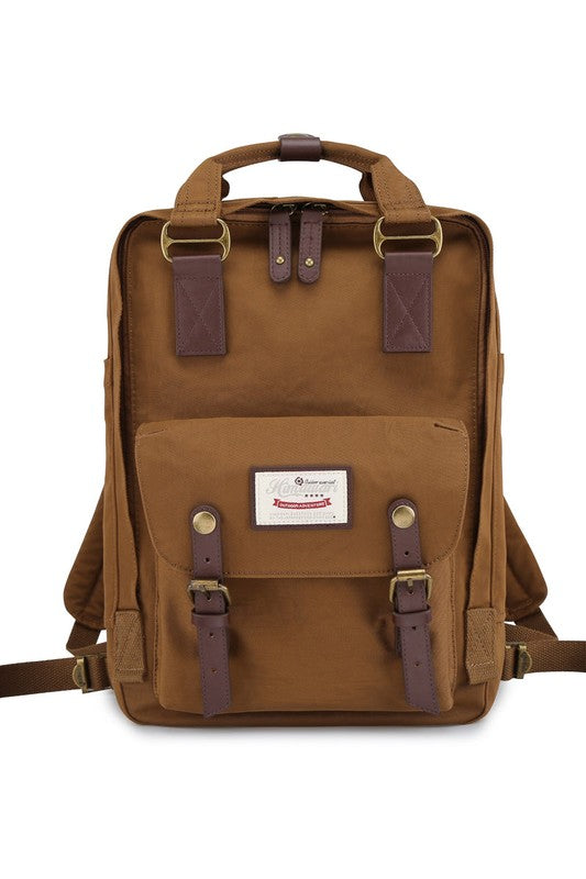 14.9 VINTAGE WATERPROOF BACKPACK-SOLID