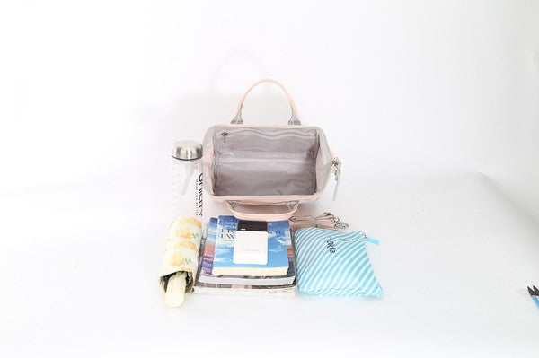 SLING WATERPROOF HANDBAG SOLID